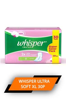 Whisper Ultra Soft Xl 30p
